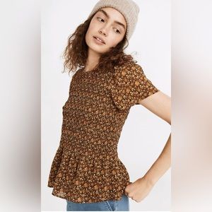 Madewell Peplum Top